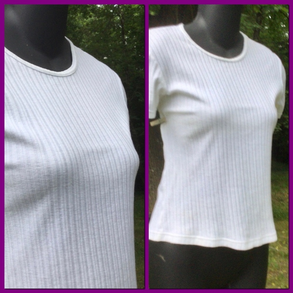 Sheer Striped Tshirt, sz S/M